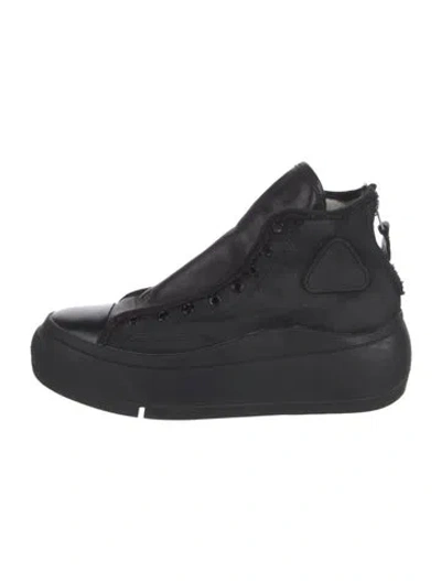 Pre-owned R13 Canvas Sneakers In Black