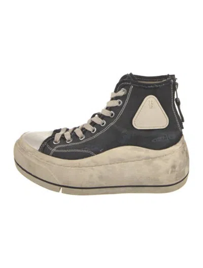 Pre-owned R13 Canvas Sneakers In Black