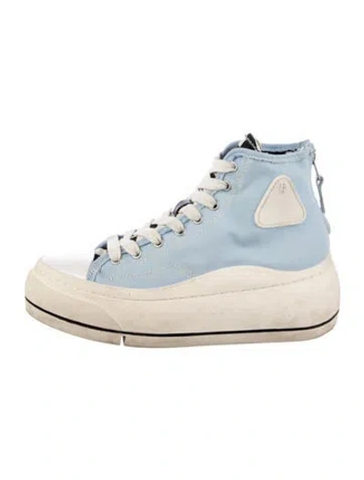 Pre-owned R13 Canvas Sneakers In Blue
