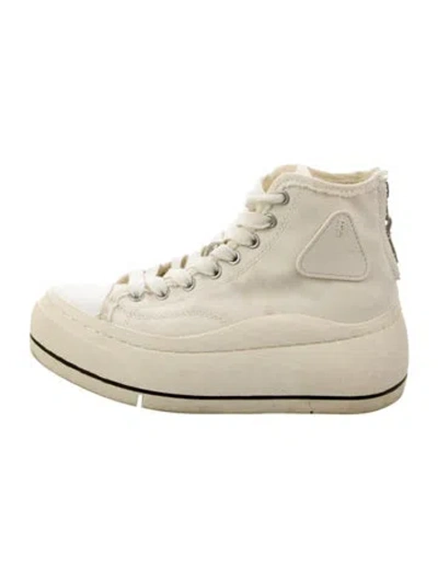 Pre-owned R13 Canvas Sneakers In Neutral