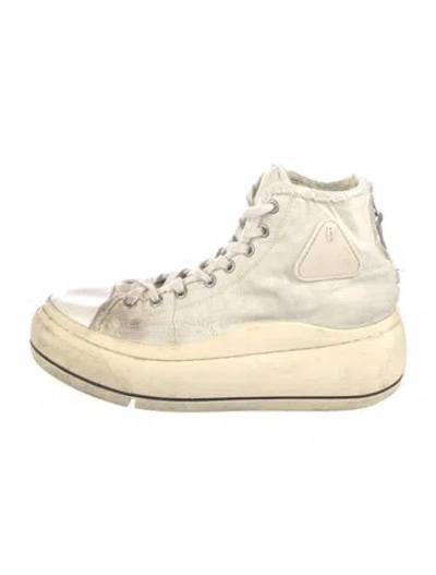 Pre-owned R13 Canvas Sneakers In Neutral