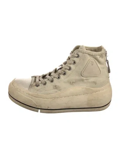 Pre-owned R13 Canvas Sneakers In Neutral