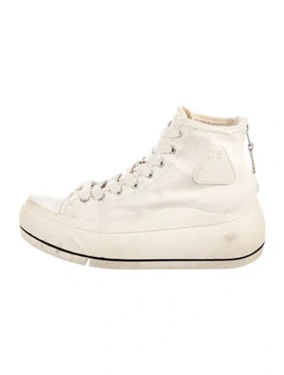 Pre-owned R13 Canvas Sneakers In Neutral