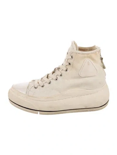 Pre-owned R13 Canvas Sneakers In Neutral