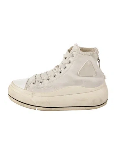 Pre-owned R13 Canvas Sneakers In Neutrals