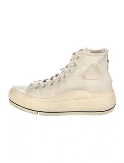 Pre-owned R13 Canvas Sneakers In White