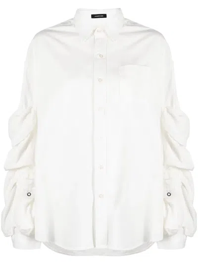 R13 White Multi-pocket Shirt