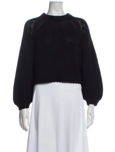 Pre-owned R13 Cashmere Crew Neck Sweater In Black