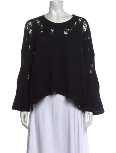 Pre-owned R13 Cashmere Crew Neck Sweater In Black