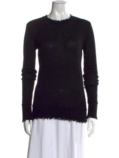 Pre-owned R13 Cashmere Crew Neck Sweater In Black