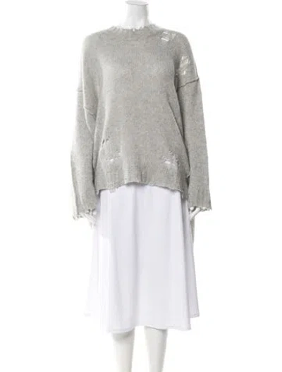 Pre-owned R13 Cashmere Crew Neck Sweater In Gray