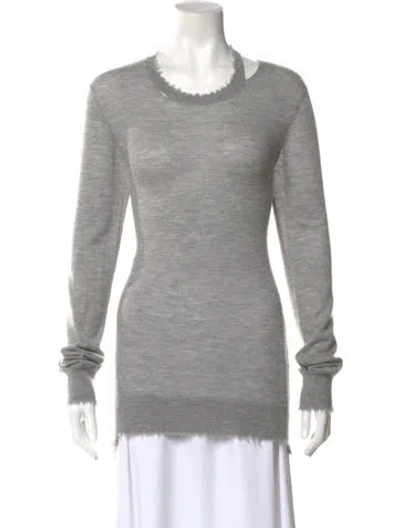 Pre-owned R13 Cashmere Crew Neck Sweater In Gray