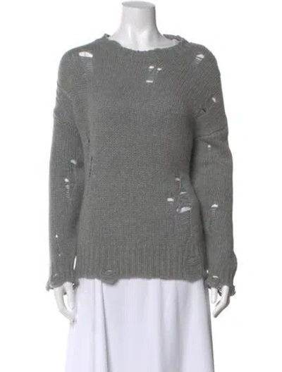 Pre-owned R13 Cashmere Crew Neck Sweater In Gray