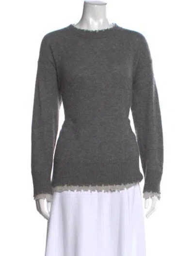 Pre-owned R13 Cashmere Crew Neck Sweater In Gray