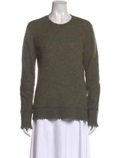 Pre-owned R13 Cashmere Crew Neck Sweater In Green