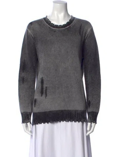 Pre-owned R13 Cashmere Crew Neck Sweater In Grey
