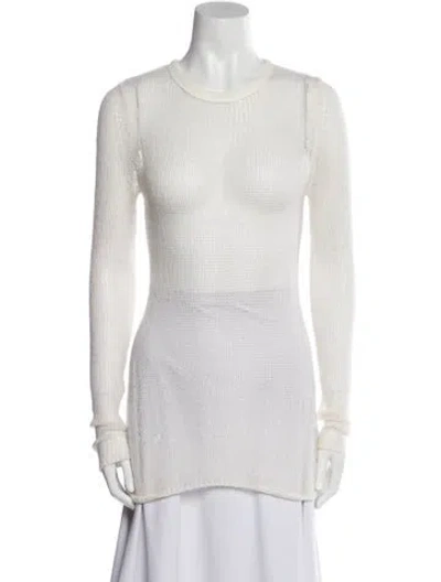 Pre-owned R13 Cashmere Crew Neck Sweater In Neutral