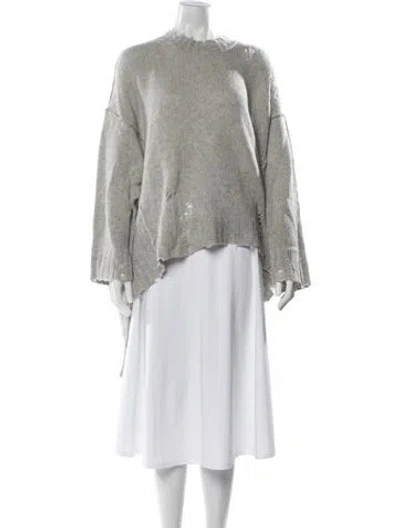 Pre-owned R13 Cashmere Crew Neck Sweater W/ Tags In Gray