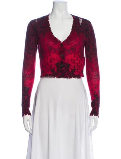 Pre-owned R13 Cashmere Patterned Sweater In Multi