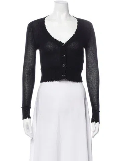 Pre-owned R13 Cashmere Scoop Neck Sweater In Black