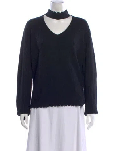 Pre-owned R13 Cashmere Scoop Neck Sweater In Black