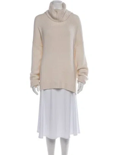 Pre-owned R13 Cashmere Turtleneck Sweater In Neutrals