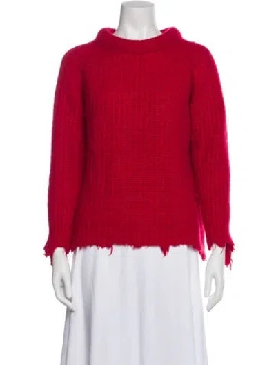 Pre-owned R13 Cashmere Turtleneck Sweater In Red
