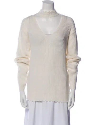 Pre-owned R13 Cashmere Turtleneck Sweater W/ Tags In Neutral