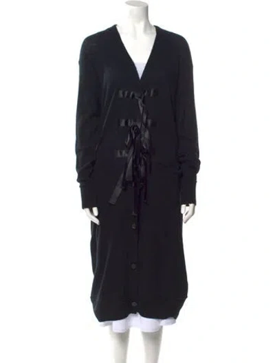 Pre-owned R13 Cashmere V-neck Sweater W/ Tags In Black