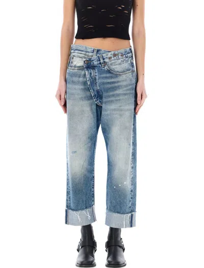 R13 Casual Jeans In Jasper Blue