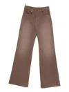 R13 Charlotte Jeans In Brown