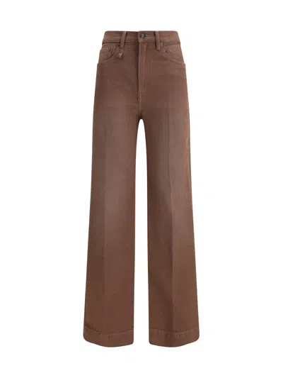 R13 Charlotte Jeans In Brown