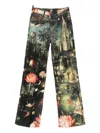 R13 Charlotte Floral-print Trousers In Multi