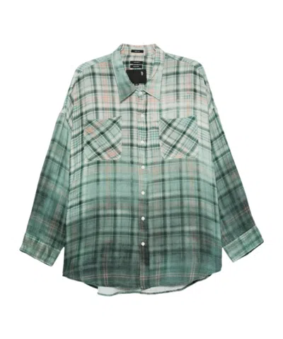 R13 CHECK SHIRT