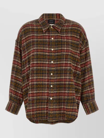 R13 Checked Shirt In Multi