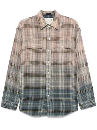 R13 CHECKED SHIRT