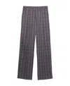 R13 Checkered Casual Pants In Black