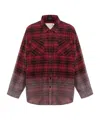 R13 Plaid-pattern Shirt In Red