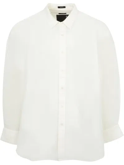 R13 Classic-collar Shirt In White