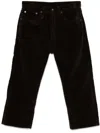 R13 X-bf Jeans Dark Chocolate Corduroy In Marrone
