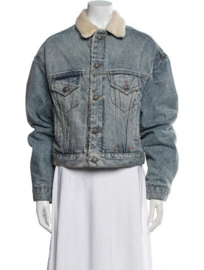Pre-owned R13 Coat In Blue