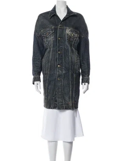Pre-owned R13 Coat In Blue