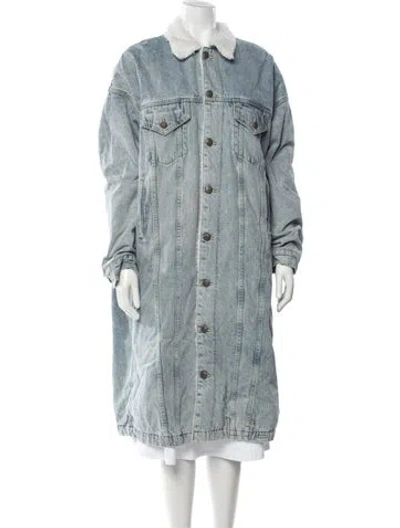 Pre-owned R13 Coat In Blue