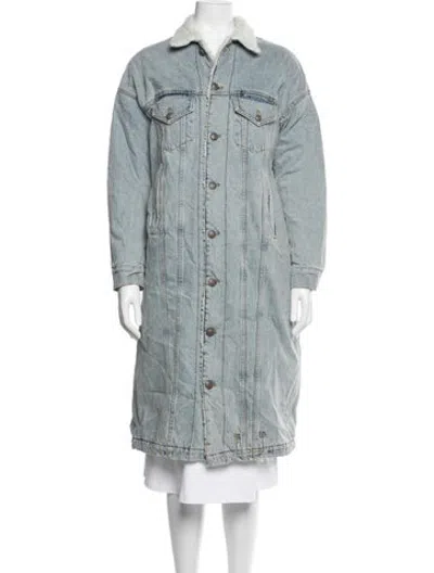 Pre-owned R13 Coat In Blue