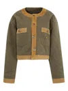 R13 Cord Trimmed Chore Jacket In Brown