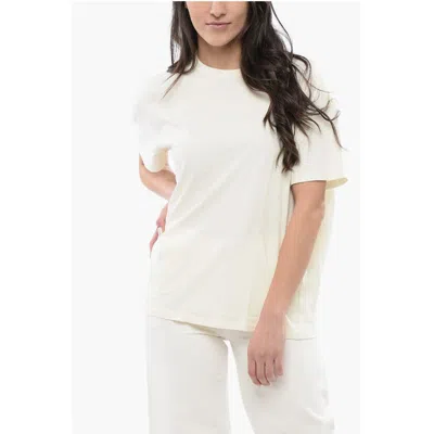 R13 Cotton And Cashmere Crew-neck T-shirt In White