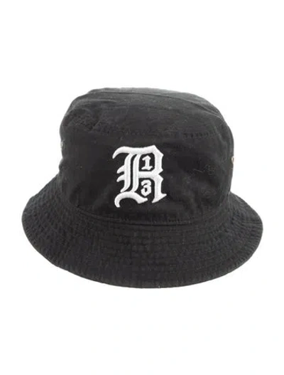 Pre-owned R13 Cotton Bucket Hat In Black