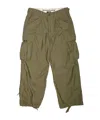 R13 Cotton Cargo Trousers In Green