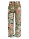 R13 Camo Patchwork Utility Pants In Neutrals