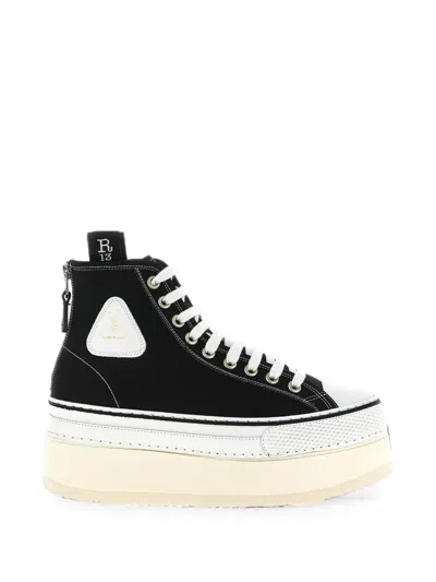 R13 Courtney Platform Sneakers In Multi
